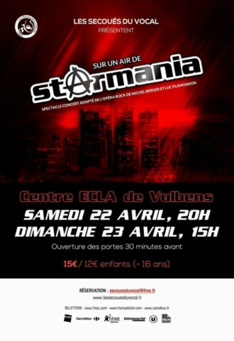 Affiche Sur un air de Starmania