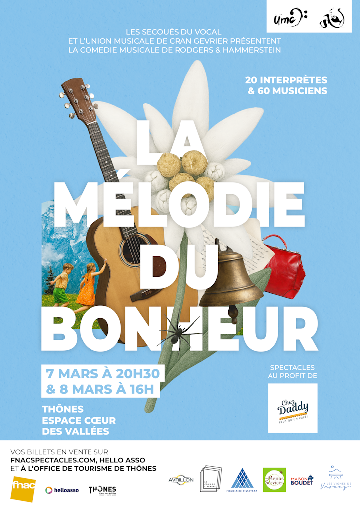 La Mélodie du Bonheur arrive à Thônes, les 7 et 8 Mars 2026